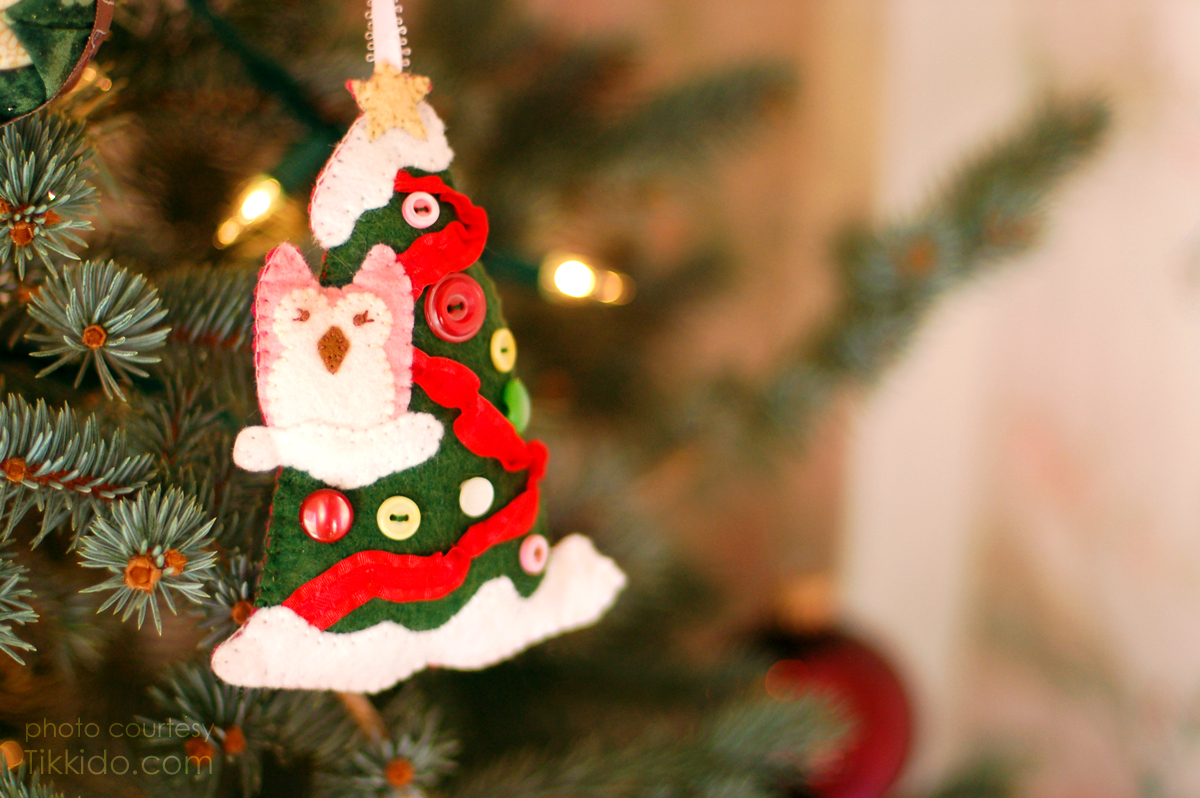 Felt Owl & Tree Ornament | Imagine Our Life
