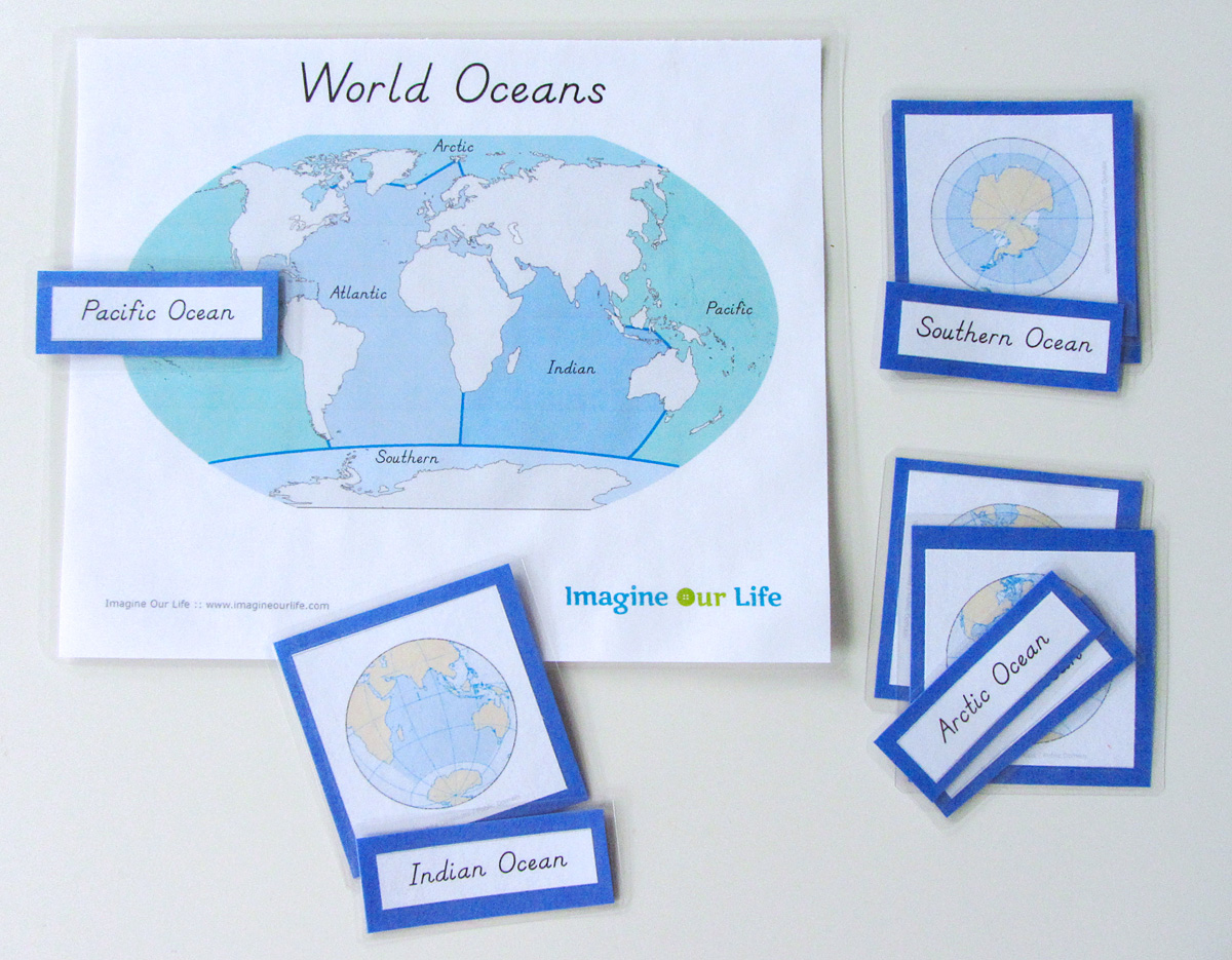 Montessori Ocean Cards Free Printable