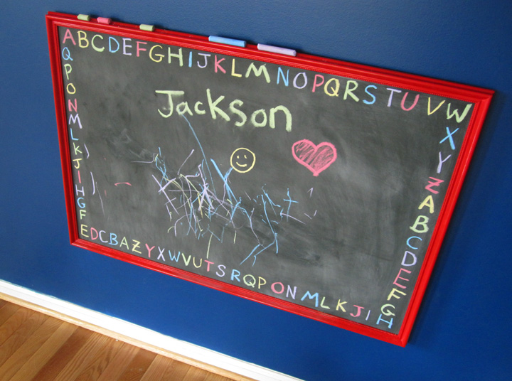 Super Easy DIY Chalkboard