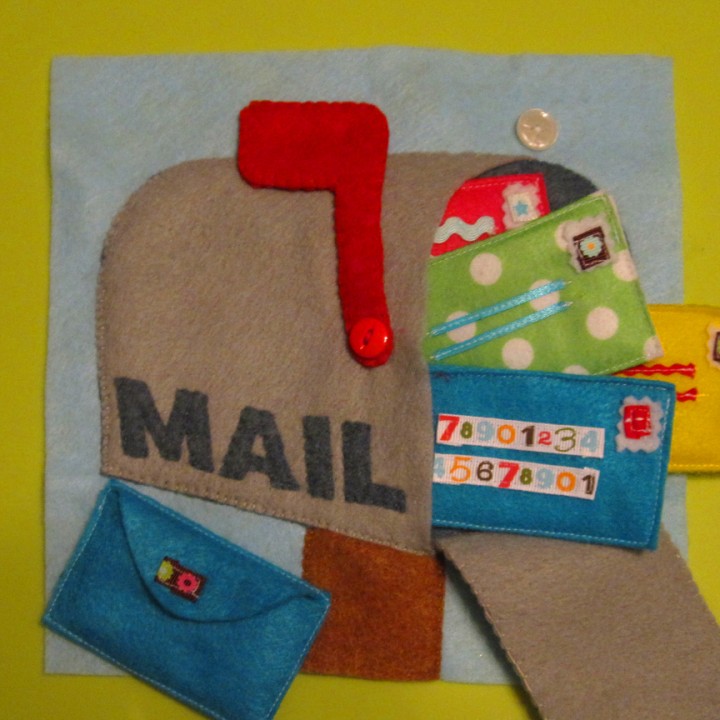 Mailbox &amp; Letters Quiet Book Page | Imagine Our Life
