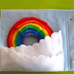 Rainbow Quiet Book Page