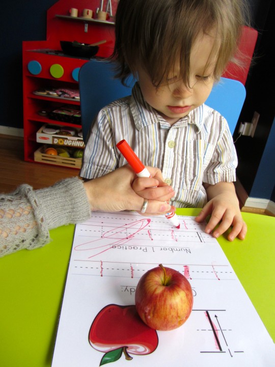 Preschool Fun - Letter A for Apple