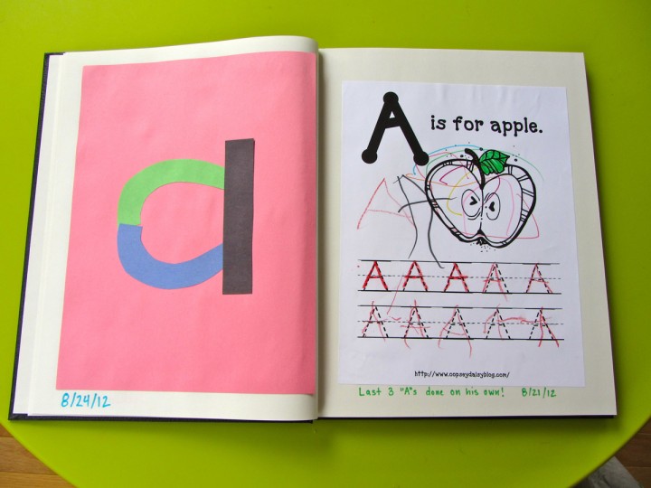 Preschool Fun - Letter A for Apple