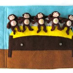 Five Little Monkeys Quiet Book Page