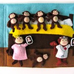 Five Little Monkeys Quiet Book Page