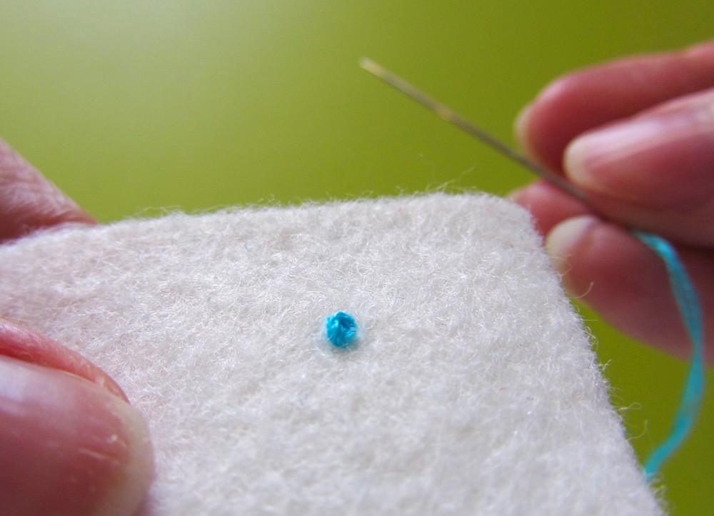 Sewing Basics - French Knots