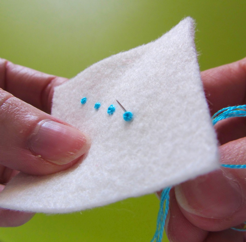 Sewing Basics - French Knots