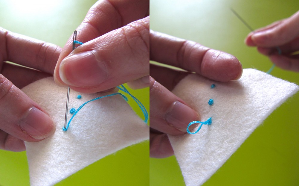 Sewing Basics - French Knots