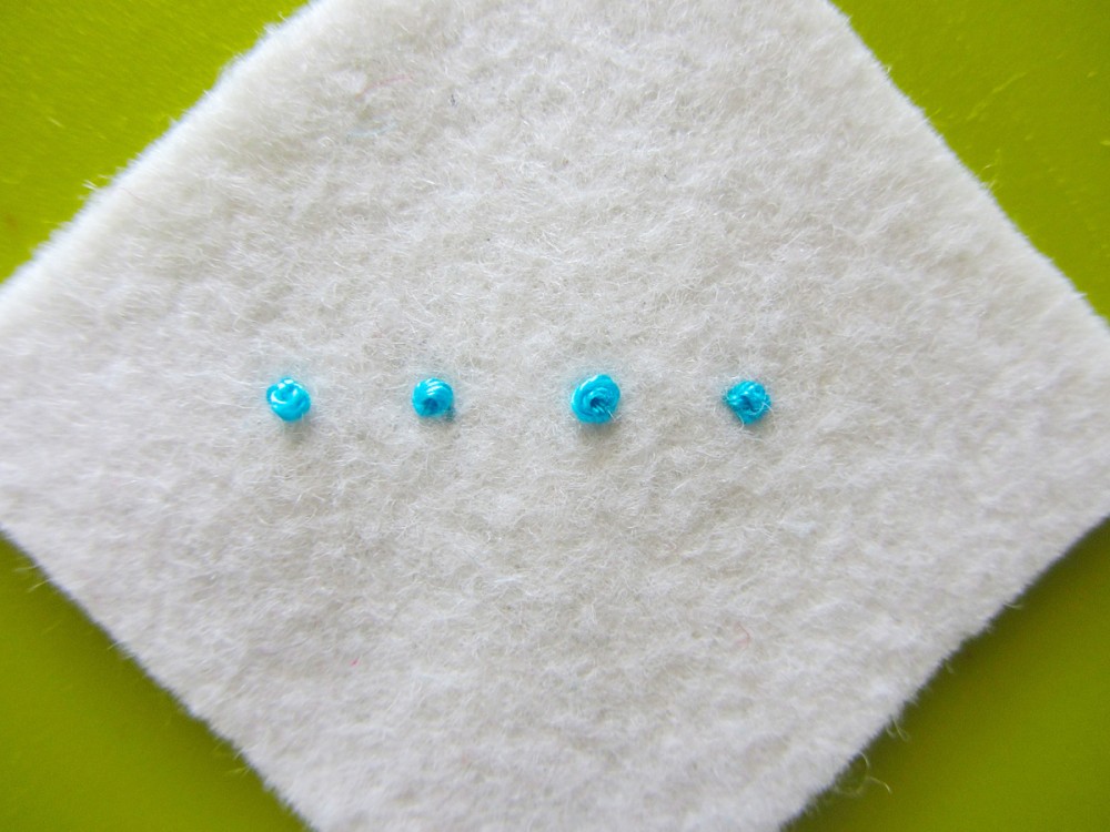 Sewing Basics - French Knots