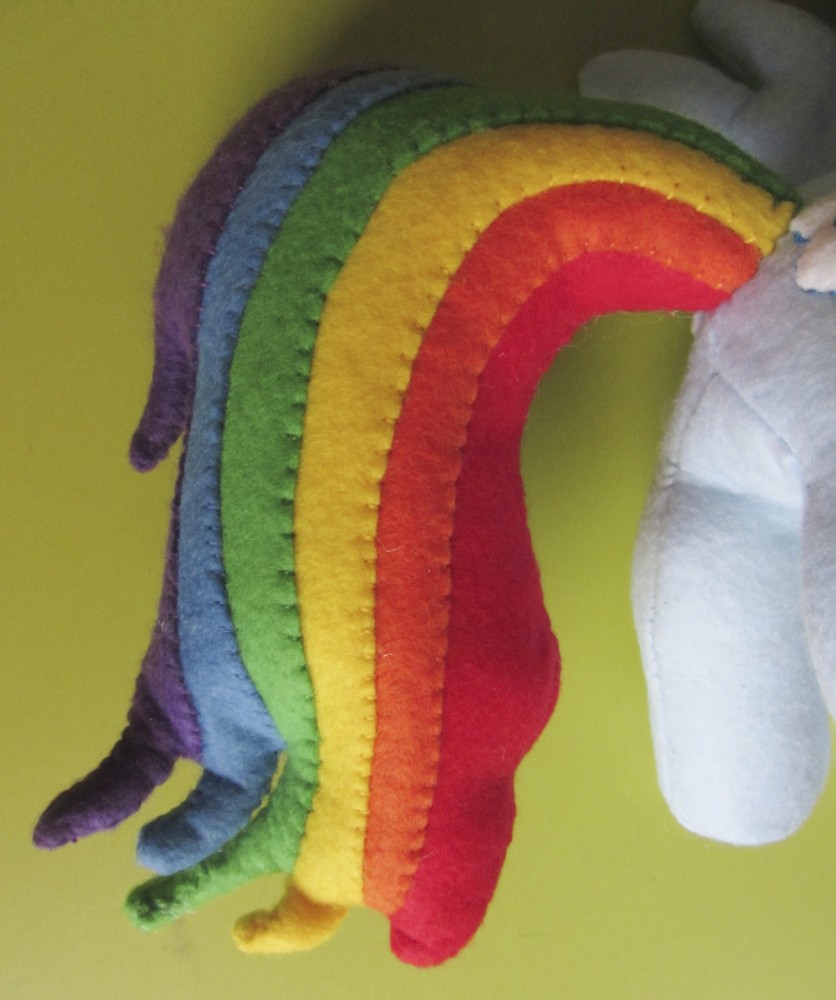 DIY Rainbow Dash Plush with Goggles