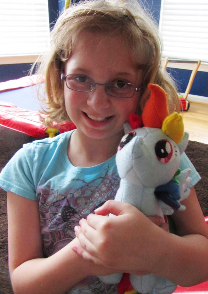 DIY Rainbow Dash Plush with Goggles