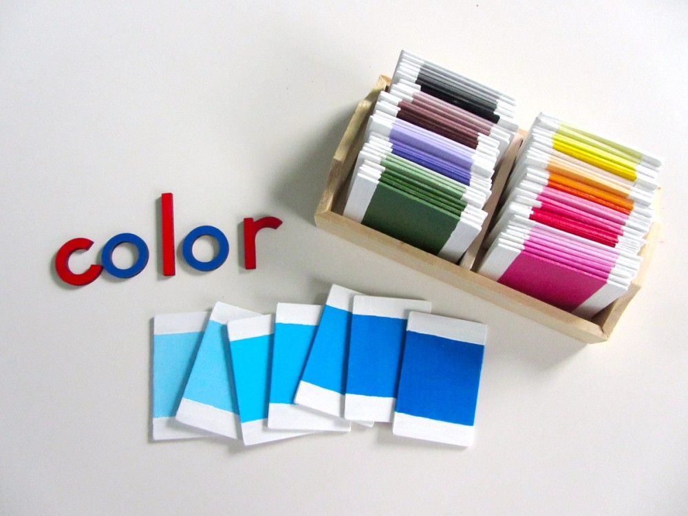 DIY Montessori Color Tablets