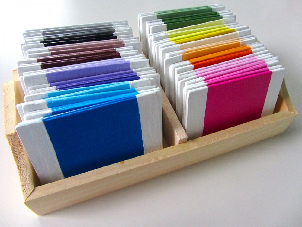 DIY Montessori Color Tablets