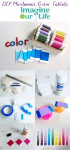 DIY Montessori Color Tablets