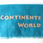 Montessori Continents Map & Quietbook with 3-Part Cards