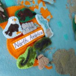 Animals of North America for the Montessori Wall Map & Quietbook with Printables