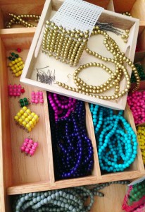 DIY Montessori Math Beads