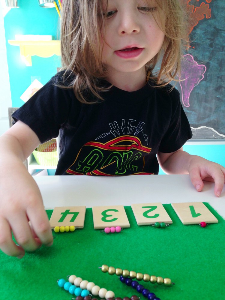 DIY Montessori Math Beads