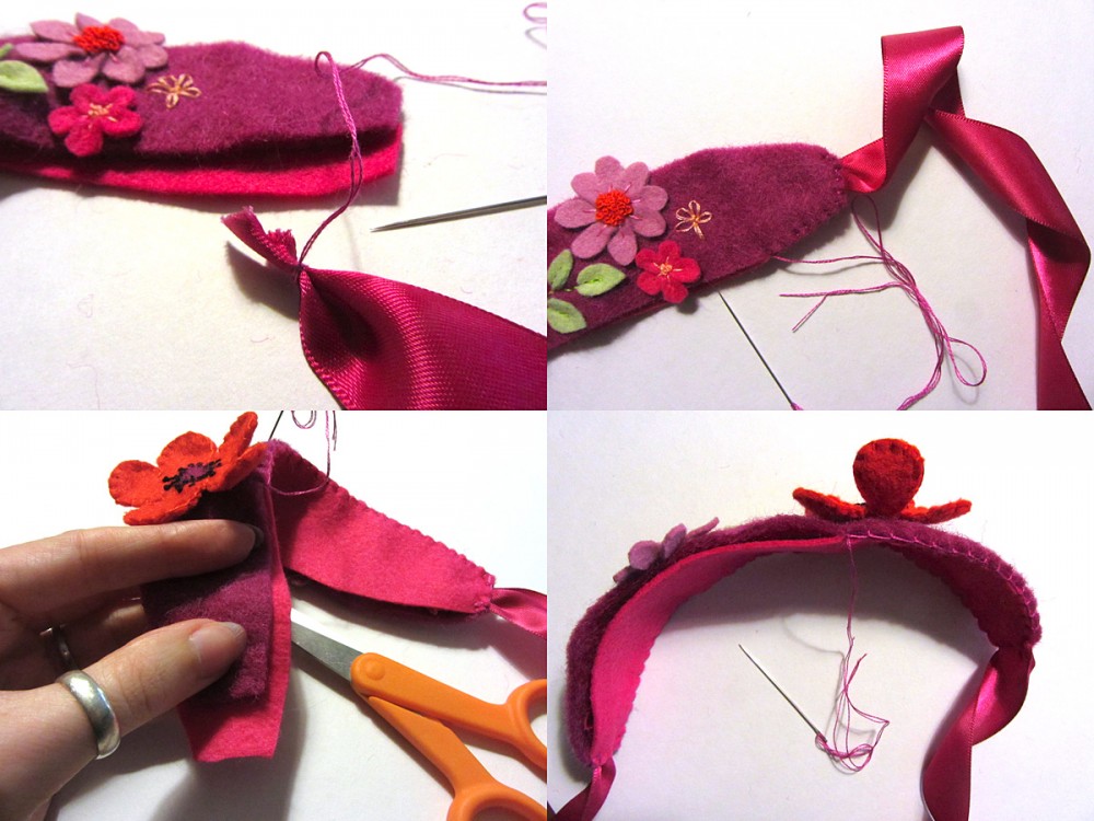 DIY Felt Poppy Headband