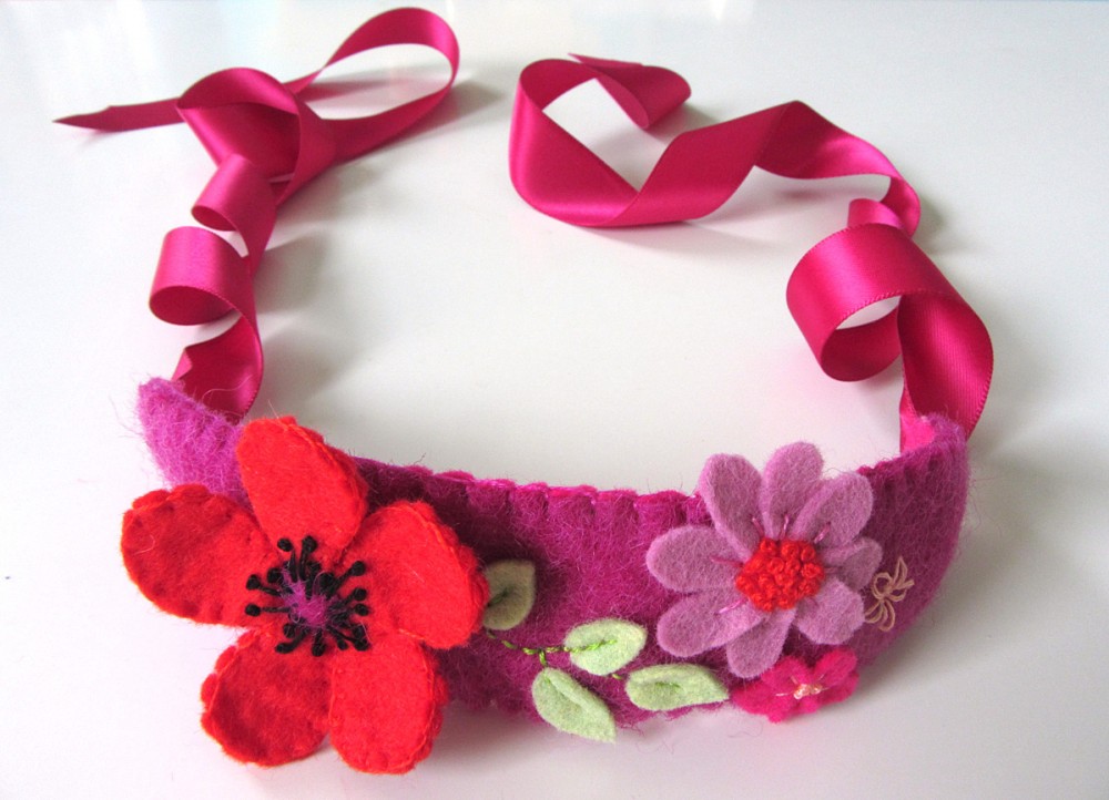 DIY Felt Poppy Headband