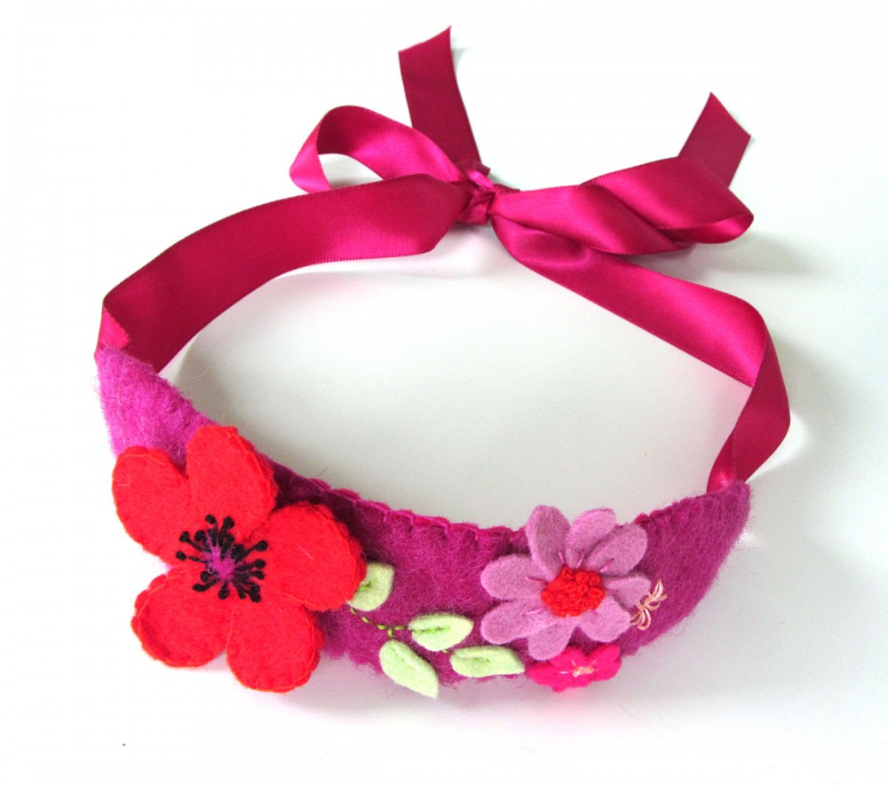 DIY Felt Poppy Headband