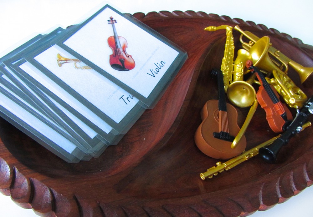 Safari Ltd. Musical Instruments Giveaway & Free Montessori Printables