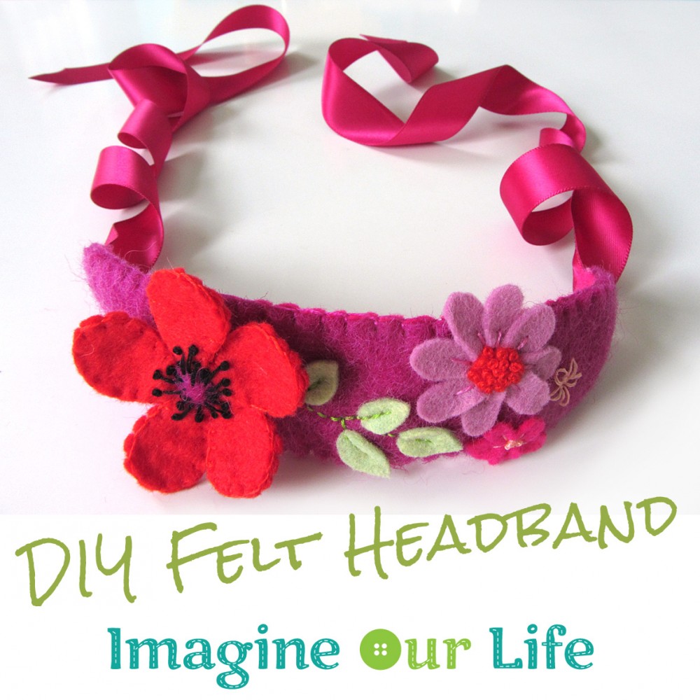 DIY Felt Poppy Headband