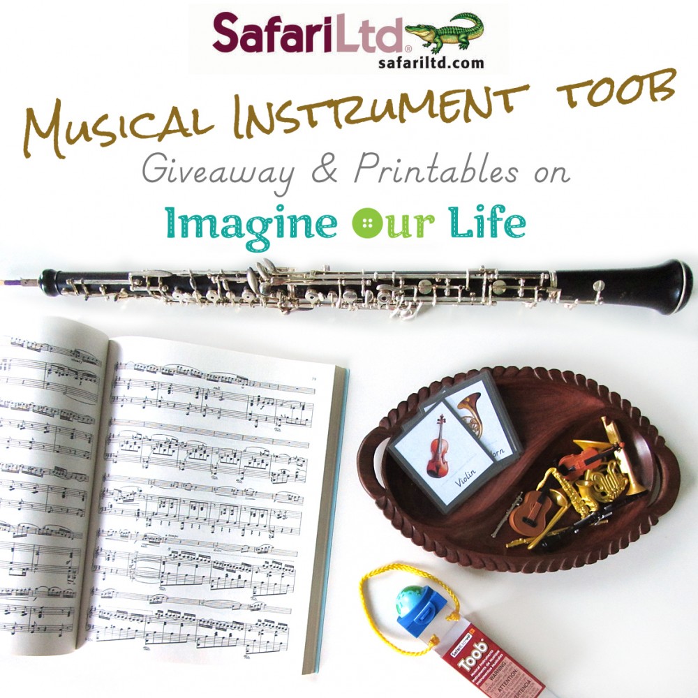 Safari Ltd. Musical Instruments Giveaway & Free Montessori Printables