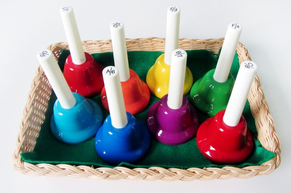 Preschool Handbells: New-Sew Felt Musical Notes and Printables