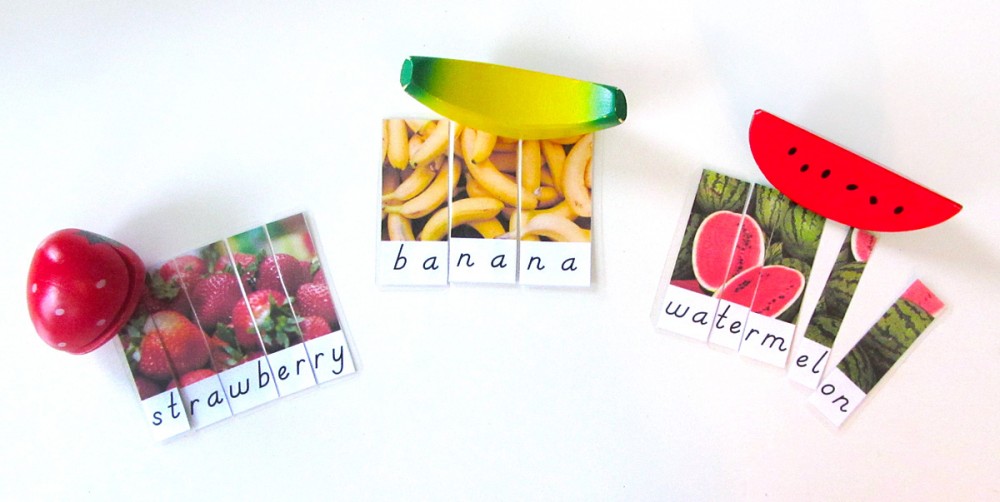 Fruit and Vegetable Word Puzzles