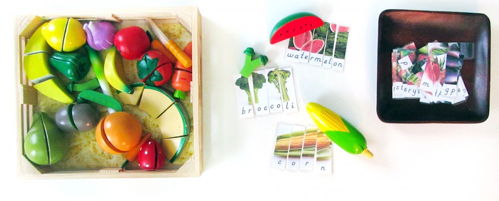 Fruit and Vegetable Word Puzzles