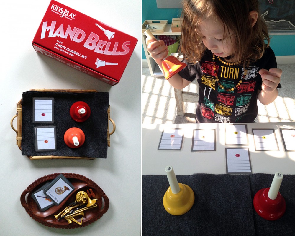 Preschool Handbells: New-Sew Felt Musical Notes and Printables