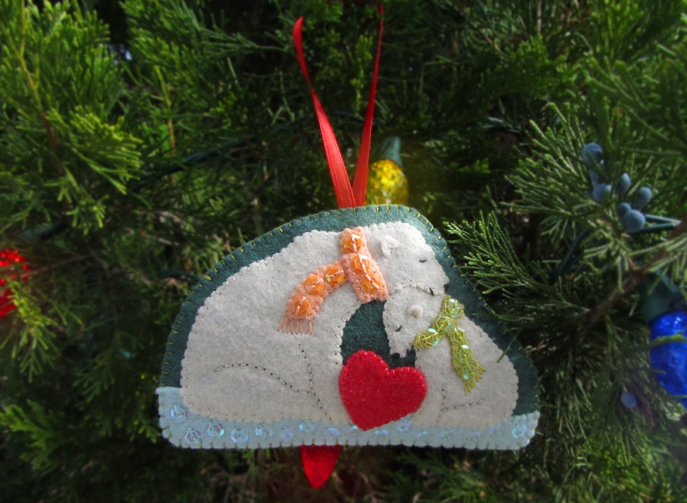 Polar Family Felt Ornament Patterns - Penguins & Polar Bears