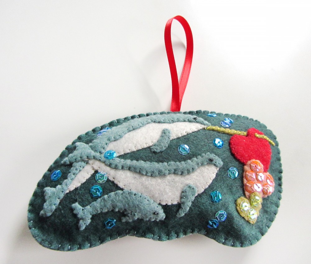 Polar Family Felt Ornament Patterns – Narwhals & Penguins