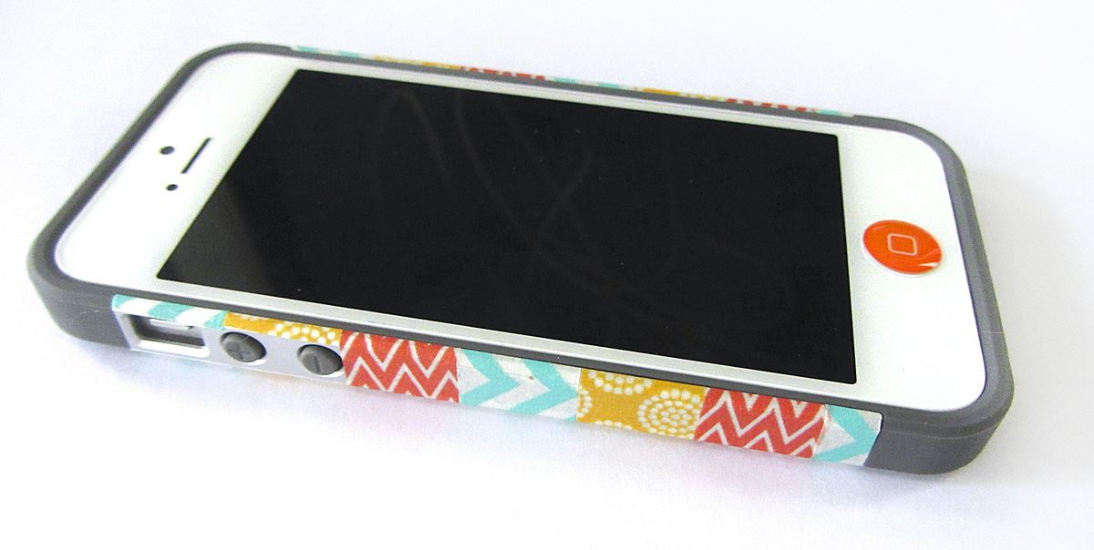 DIY Washi Tape Phone Case