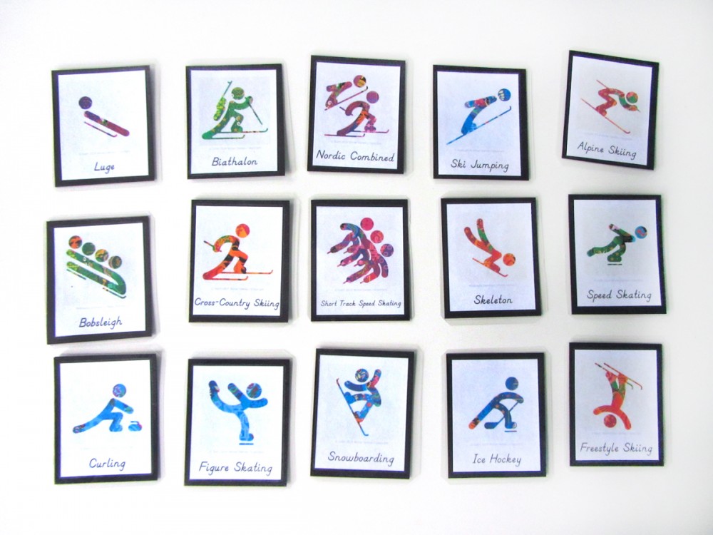 Winter Games Homeschool Printables