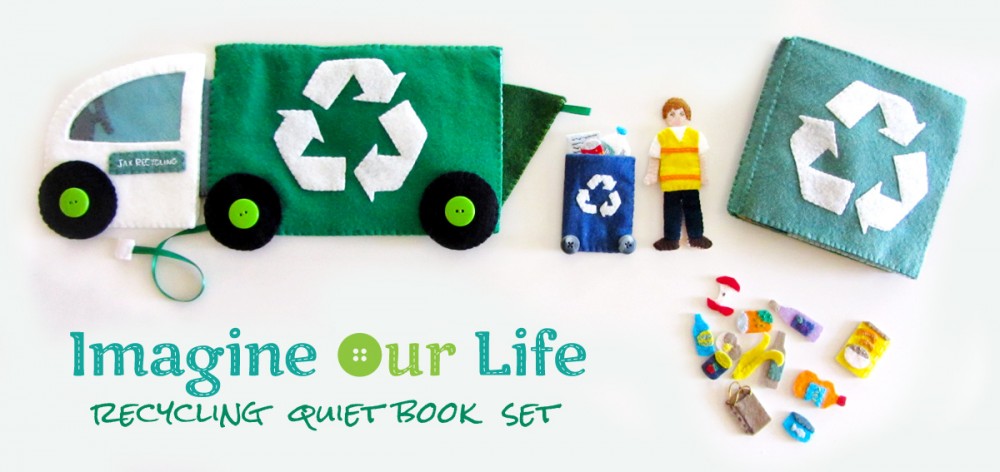 Recycling Quiet Book Set & Free Printables