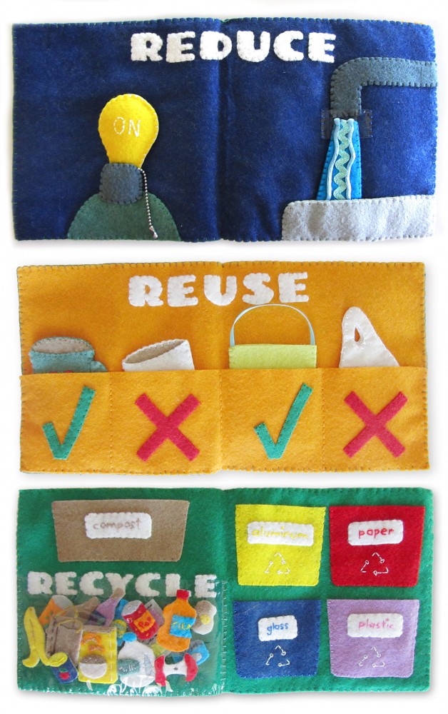 Recycling Quiet Book Set & Free Printables