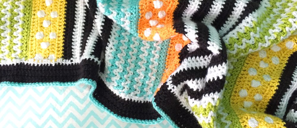 Allsorts of Love Crochet Baby Blanket